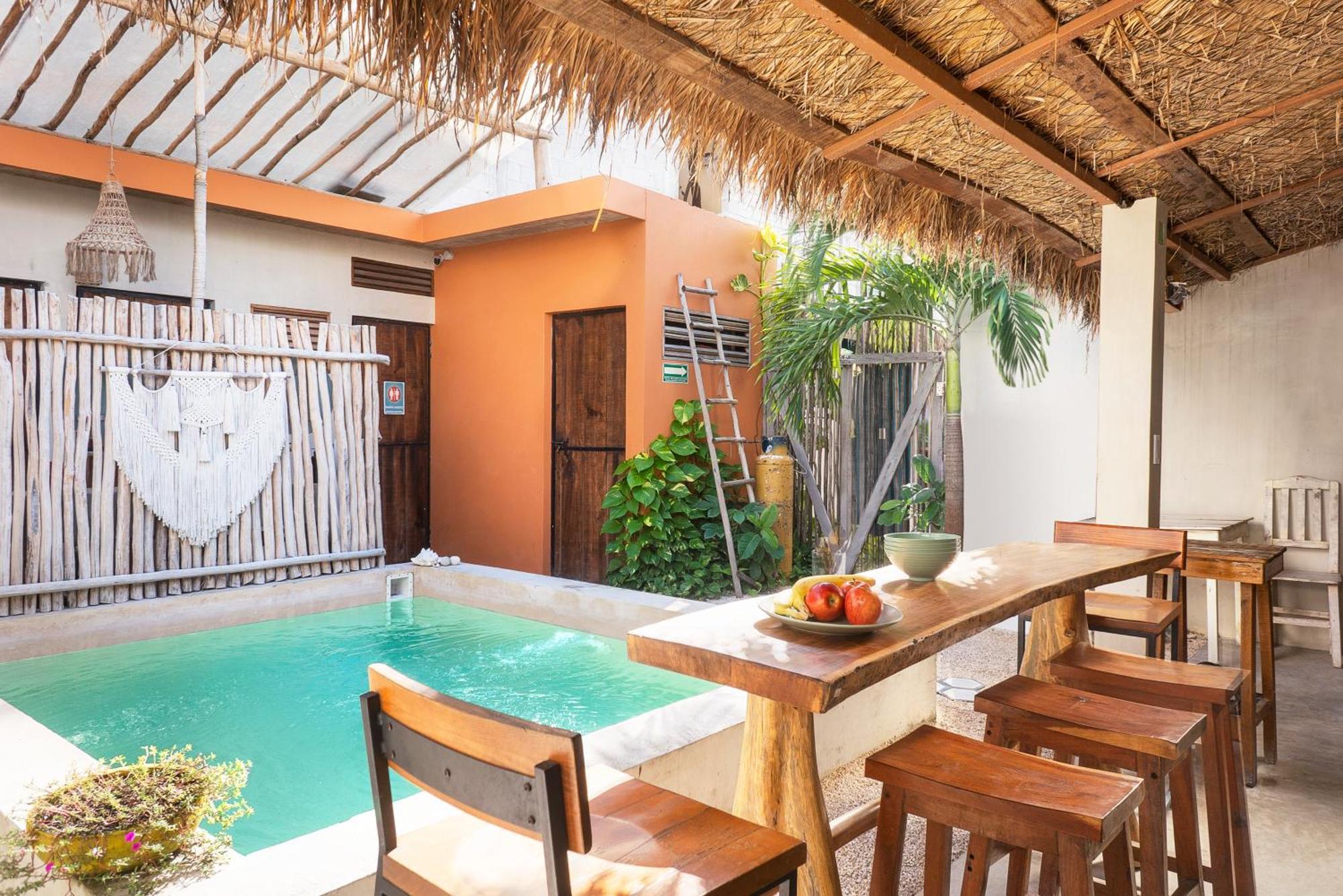 Hostal Dona Lucha Tulum Bagian luar foto