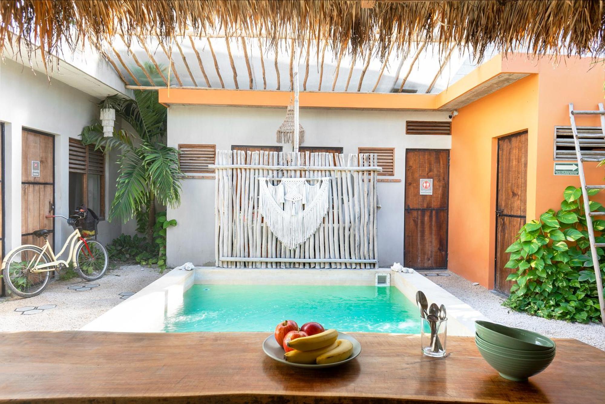 Hostal Dona Lucha Tulum Bagian luar foto