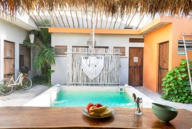 Hostal Dona Lucha Tulum Bagian luar foto