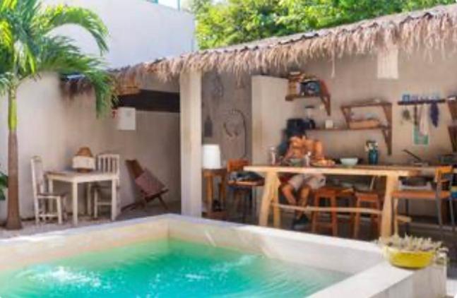 Hostal Dona Lucha Tulum Bagian luar foto